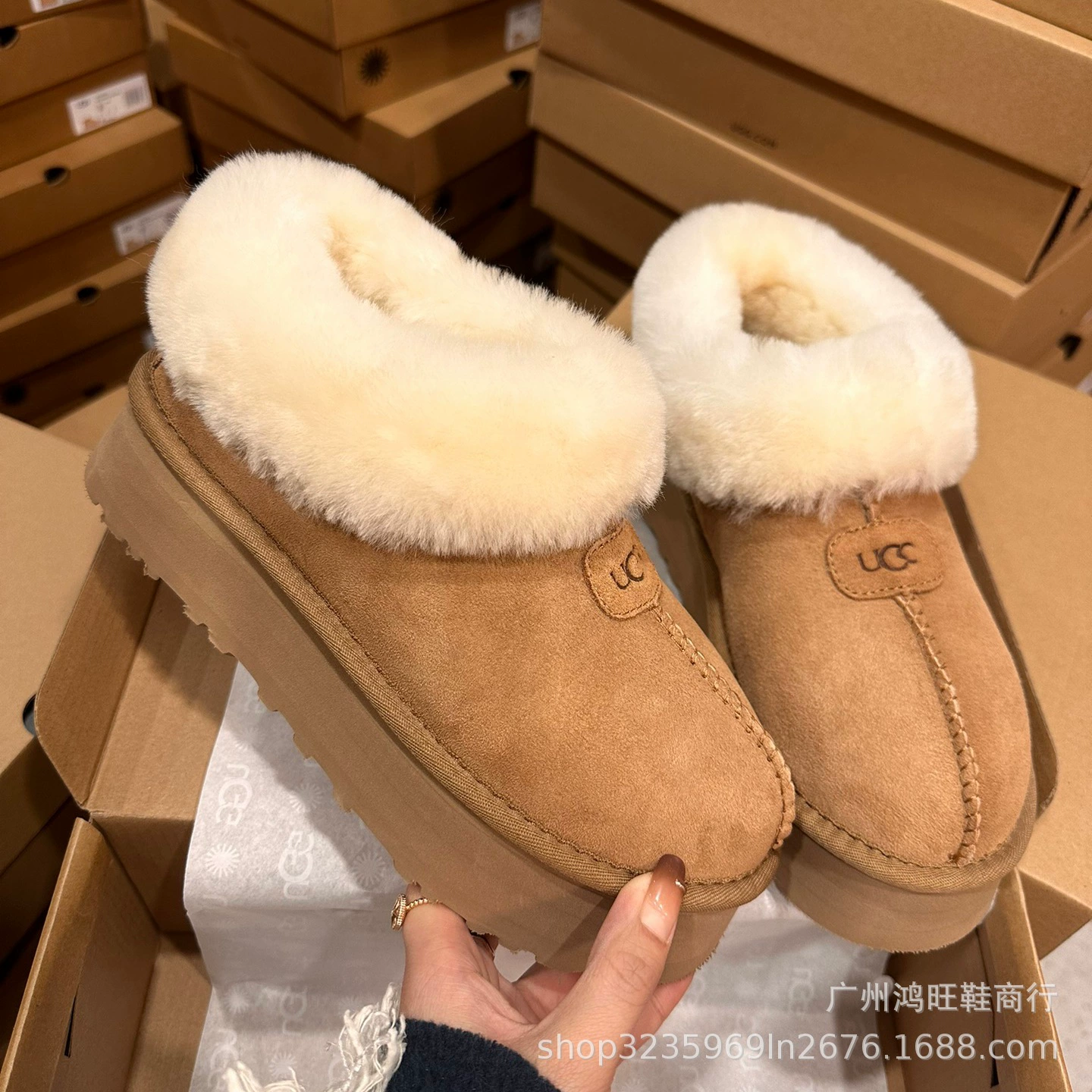 Полусапоги (ankle boots), натуральная кожа, с меховой подкладкой, противоскользящая платформа, EU 35–40