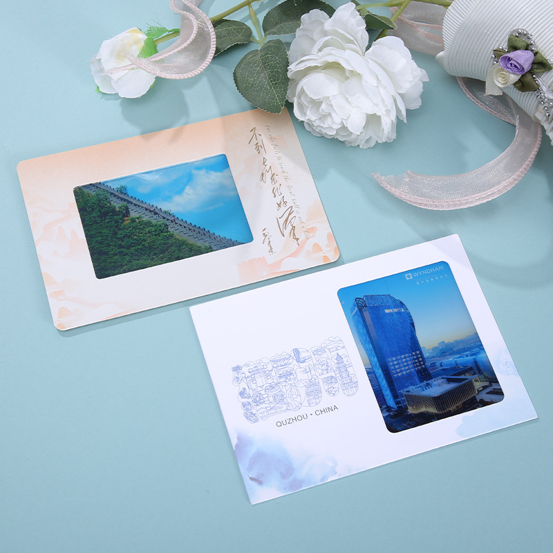 City postcard reverse film custom cultural and creative souvenir light and shadow transparent card photo bookmark peripheral projection card City postcard reverse film custom cultural and creative souvenir light and shadow transparent card photo bookmark peripheral projection card