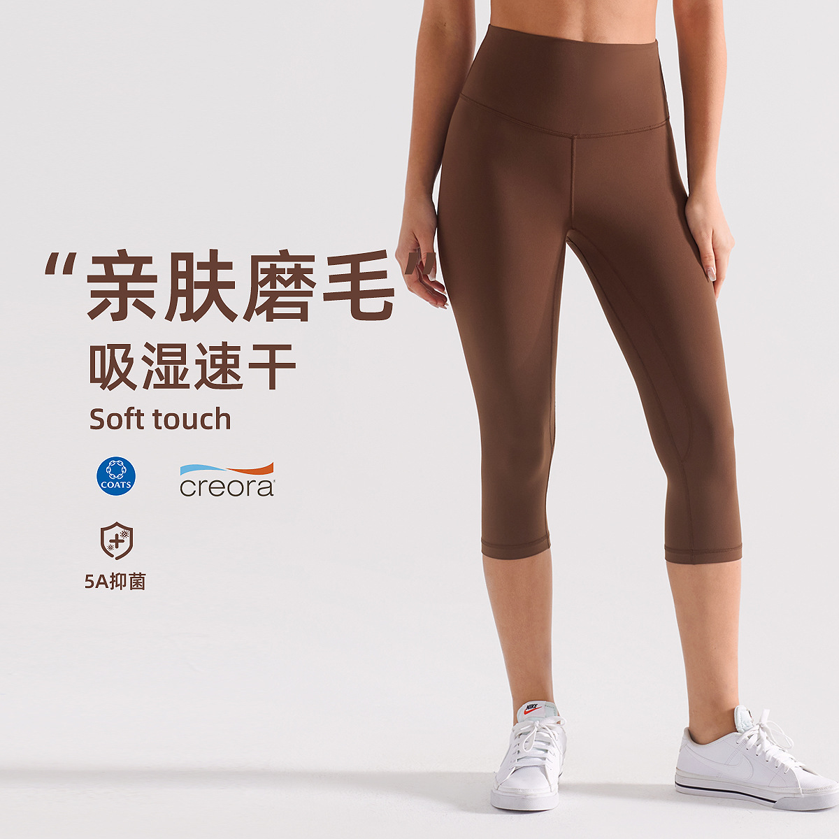 Inf pantalones de yoga recortados para mujer pantalones de ciclismo de fitness cepillados elásticos de cintura alta para mujer leggings deportivos lulu de secado rápido