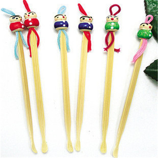 Wooden Bamboo Ear Scoop Cartoon Bamboo Ear Scoop Ear Scoop Ear Climbing Cleaning Ear Picking Tool