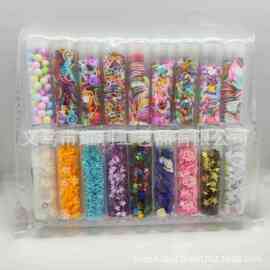 亮片闪粉pvc金葱粉美甲diy手工滴胶梅花uv胶配件星星批发厂家跨境