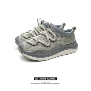 Outdoor Sports Comfortable Simple Low-top Non-slip Thick Shoelaces Slip-on Thick-soled Casual Shoes Running Shoes Forrest Gump Shoes