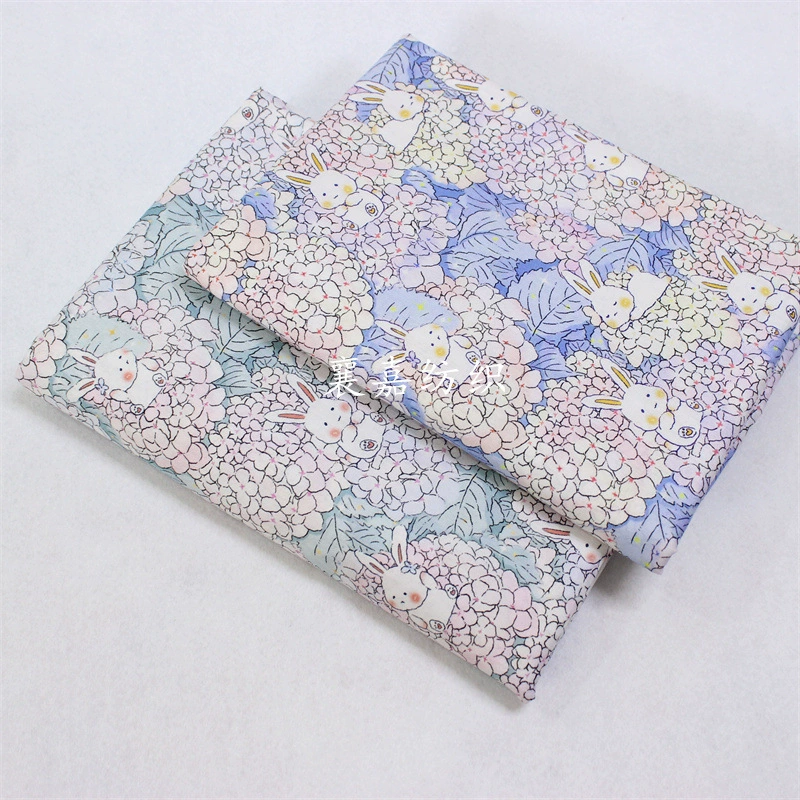 Хлопковая ткань, однотонная основа, мультяшный цифровой активный принт для детских изделий ручной работы (DIY)