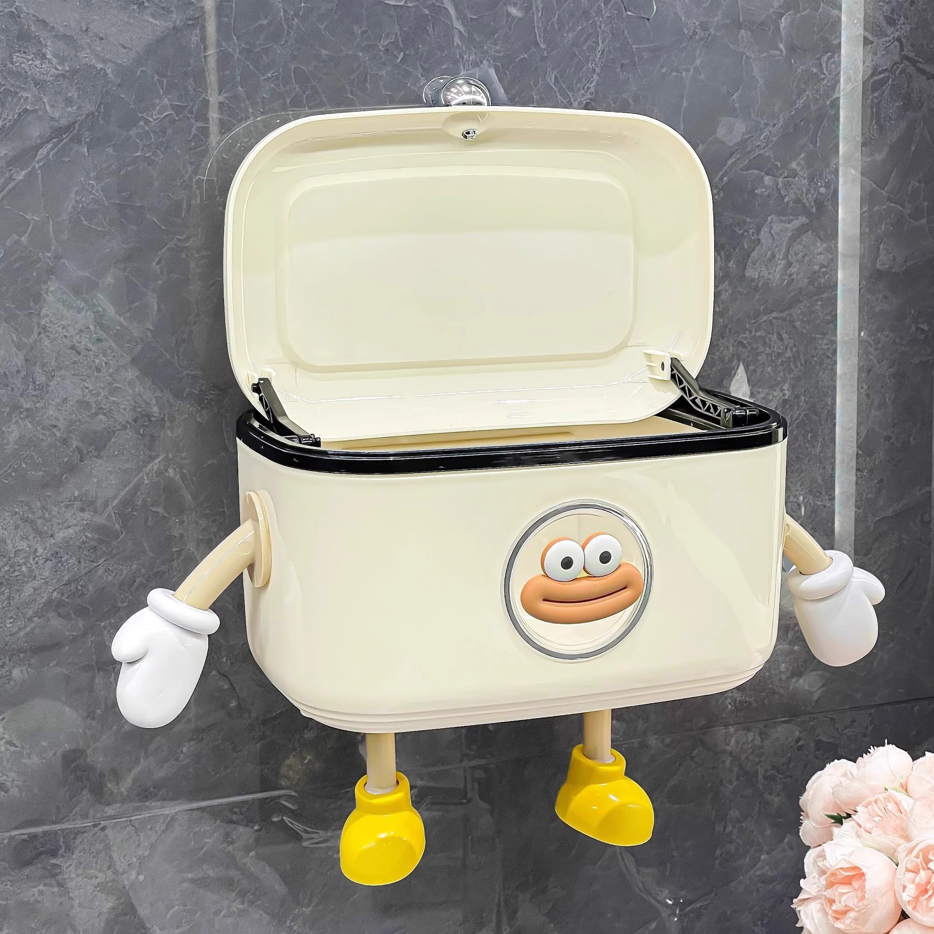 Caja de toallas, caja de extracción de papel, caja de rollo de papel creativa, caja de almacenamiento multifuncional de pared, toallas faciales