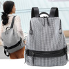 Fashionable backpack, capacious shoulder bag for traveling, Korean style, anti-theft