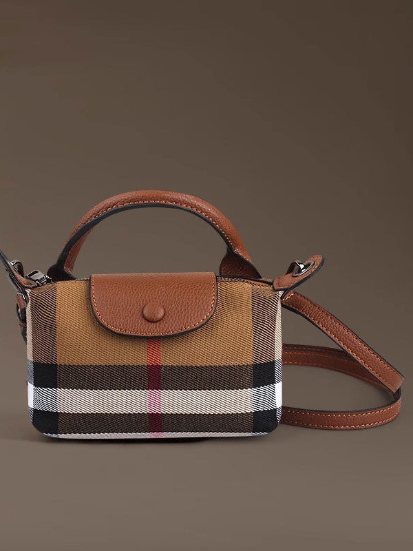 Bolso pequeño de lona de moda europea y americana, moderno, 2025, nuevo, informal, mini bolso, bolso para teléfono, bandolera a cuadros