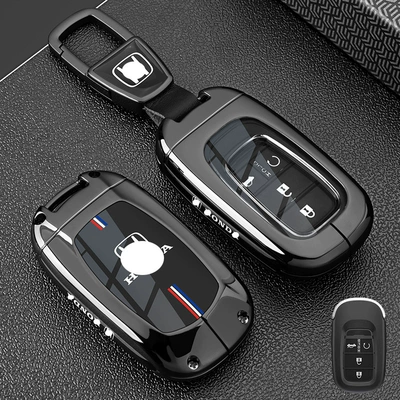 Static Rod/Key Bag Generation Accord Key Cover, Foldable - n-type-metal-buckle-gun-color