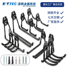 跨境车库挂钩墙壁挂钩金属双挂钩重型水管挂钩墙上洞洞板置物配件