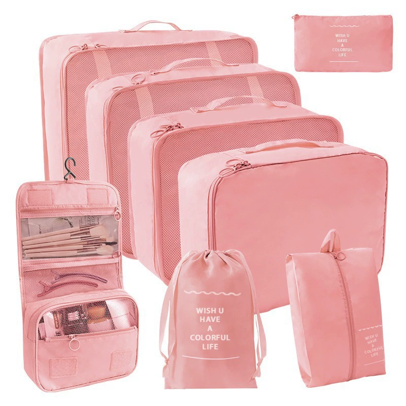 Handheld capacious storage bag, travel bag, set, organizer bag, high-quality style