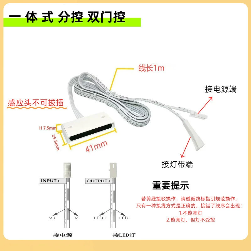 Removable induction switch key