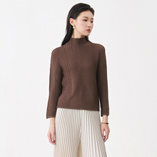 三宅设计感小众绝美上衣大牌专柜品质高级感女装宽松时尚百搭长袖