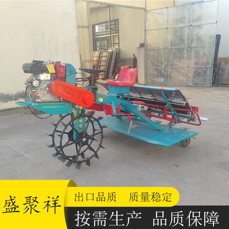 厂家直发小型手摇插秧机 水稻秧苗种植机 座驾式六行栽秧机