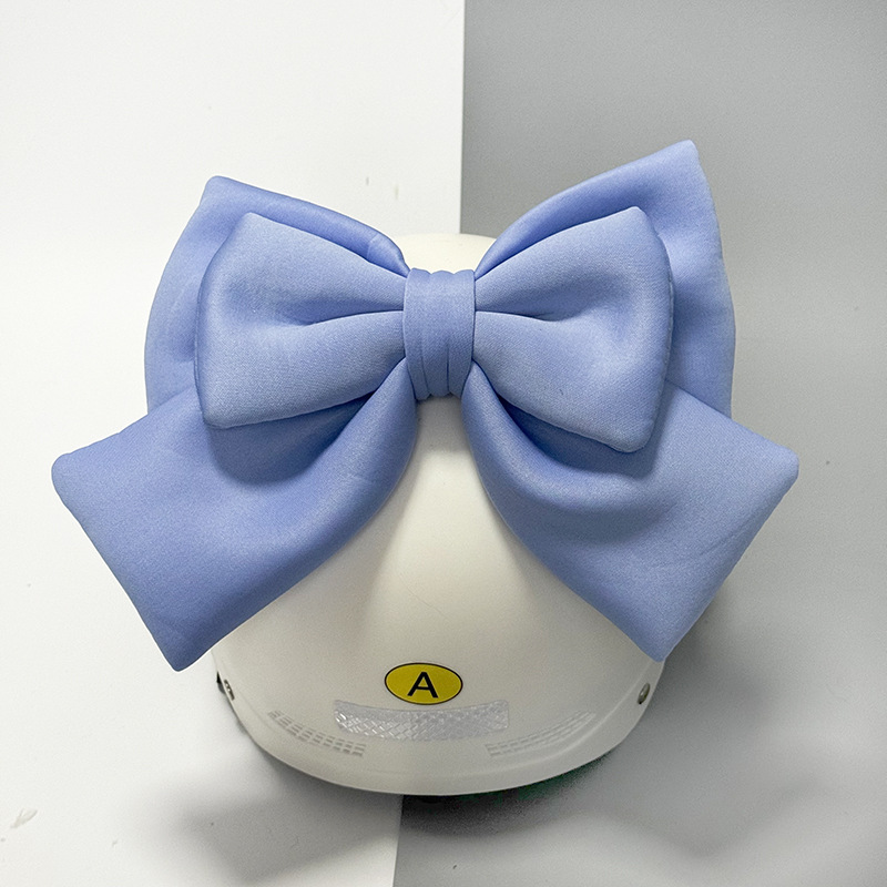 Auto Parts and Accessories — Motuoche Decoration Bowknot - double-layer-luxury-bow-velcro-blue
