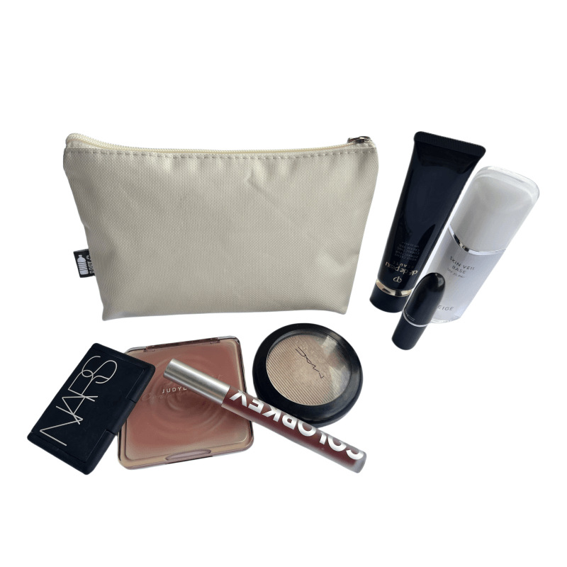 solid color universal cosmetic bag for men and women