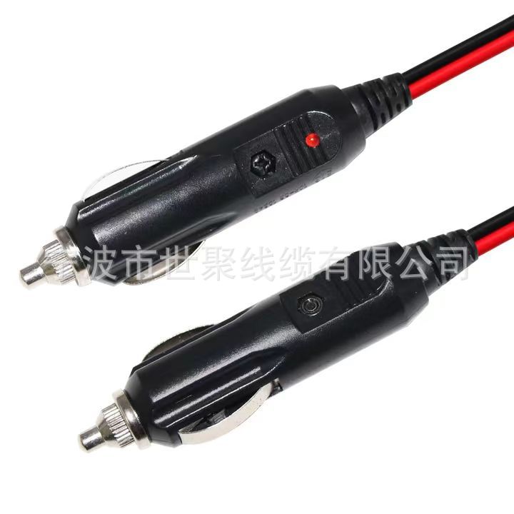 Car 12V24V Car Cigarette Lighter Female Base with Fuse Box Cigarette Lighter Power Cord Car Plug-In Air Pump