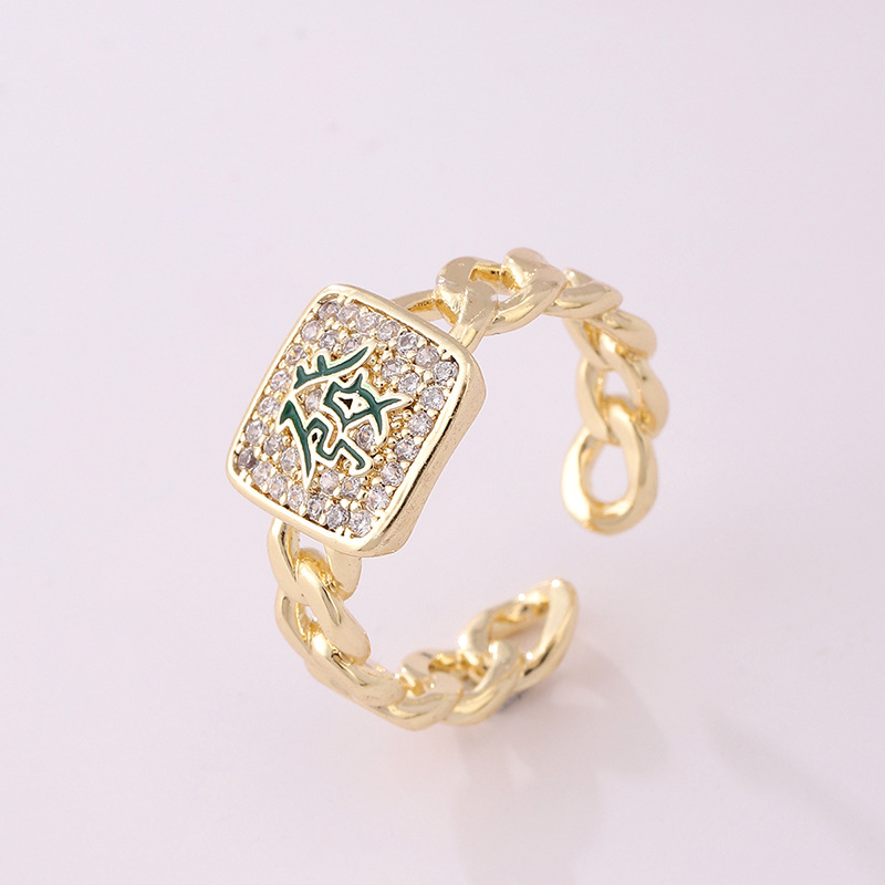 20g Weight Zircon Inlay Material Open Rings Classification 1 Piece Quantity Holiday, Banquet Occasion Copper Material Heart Shape, Crown, Flower Pattern Unisex Gender Inlay Design Lady Style Wholesale Jewelry Lady Heart Shape Crown Flower Copper Zircon Inlay Open Rings 23