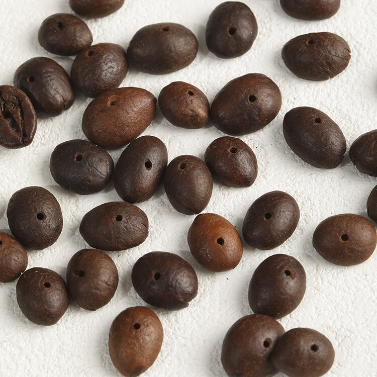 Natural Perforated Coffee Bean Bracelet Bean Material Popular Bracelet Beads New Chinoiserie Beaded DIY Accessories Material Natural Perforated Coffee Bean Bracelet Bean Material Popular Bracelet Beads New Chinoiserie Beaded DIY Accessories Material