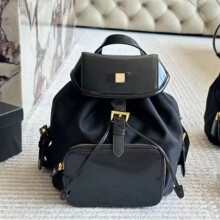 真皮帆布双肩包包女式2025新款夏季大容量高级感旅游轻便通勤背包