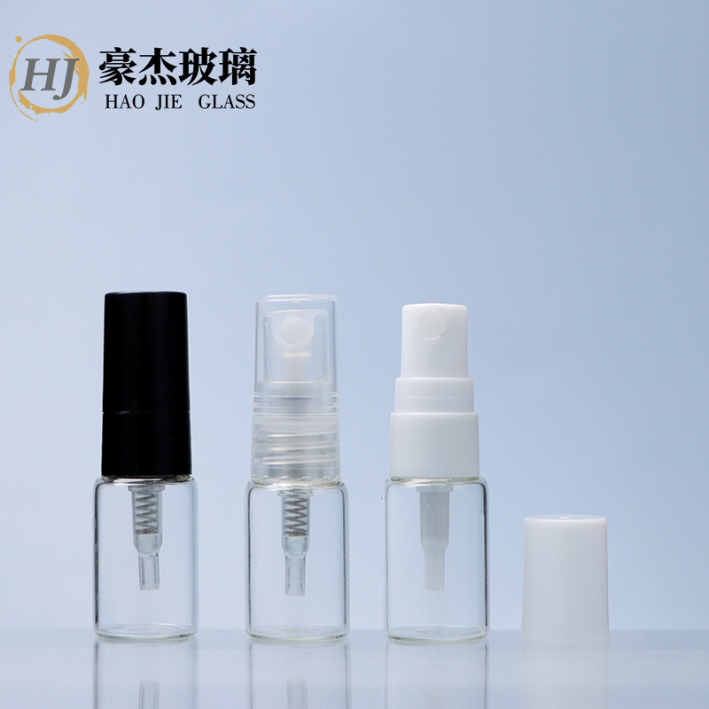 小容量玻璃拉管化妆品5ML爽肤水喷雾瓶分装香水小样男士喷瓶