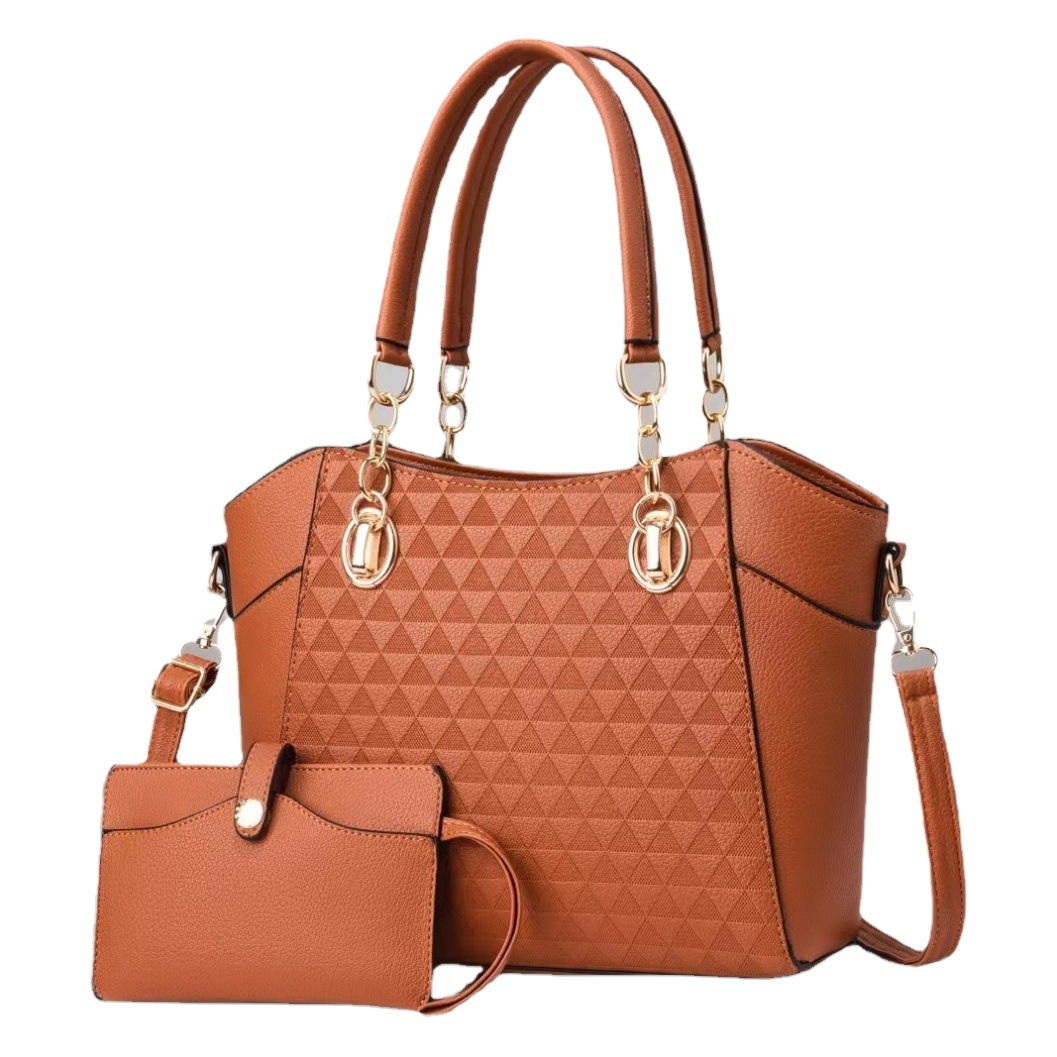 Bolso de mujer de comercio exterior 2023 otoño e invierno nuevo bolso de gran capacidad europeo y americano bolso de mensajero de hombro de moda para mujer