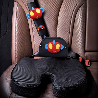 Shield Four-Season Cartoon Children's Safety: Seat belt shoulder pad - shield-ultraman-three-piece-set-four-seasons-model-universal-for-both-left-and-right