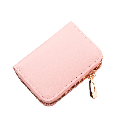 Women's accordion zipper card holder multi-card slot ID bag multi-functional coin purse credit card holder mini men's simple