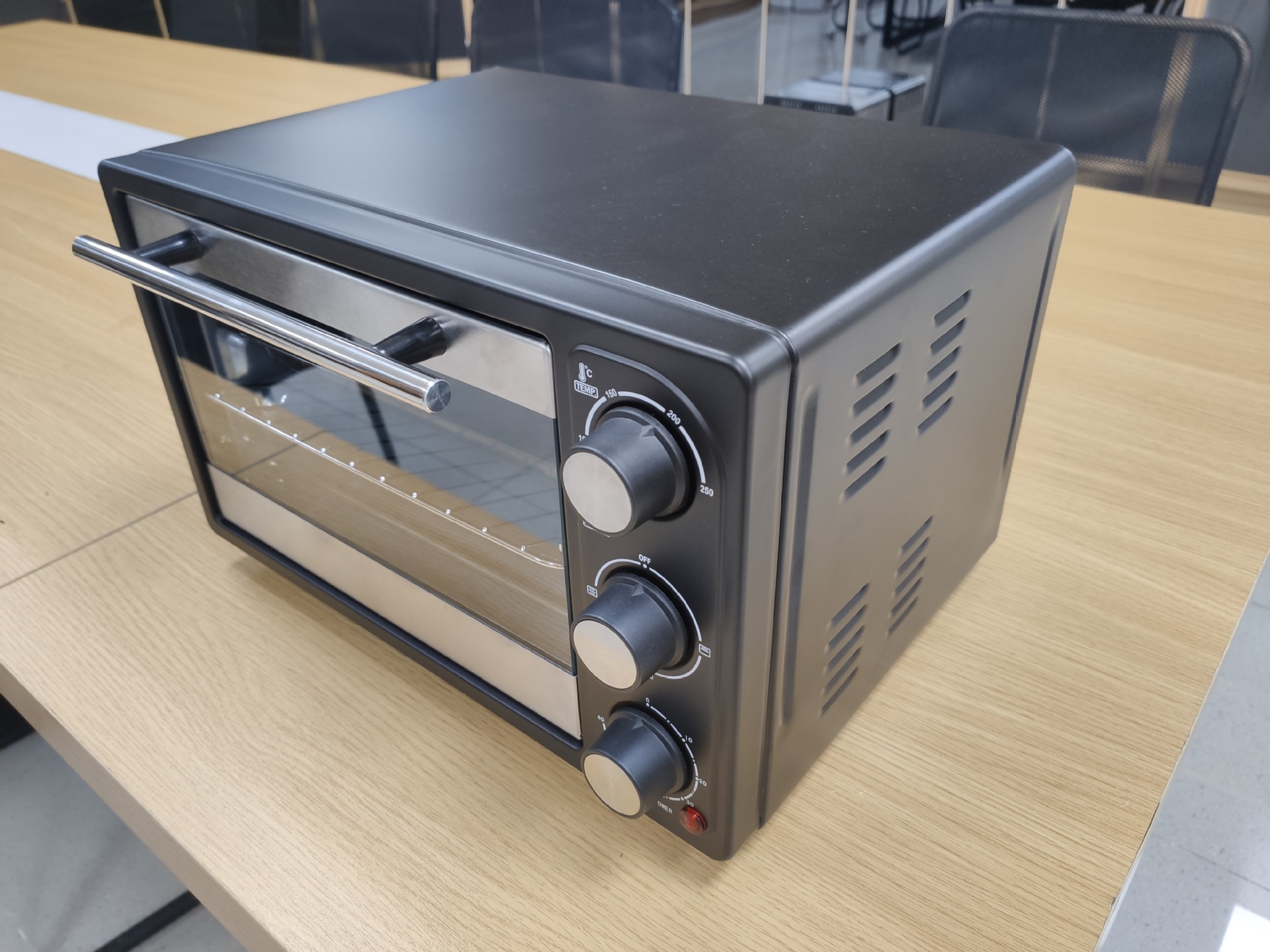 16L puerta de vidrio única hogar horno de comercio exterior horno de convección visual multifuncional fábrica a granel personalizado KS16