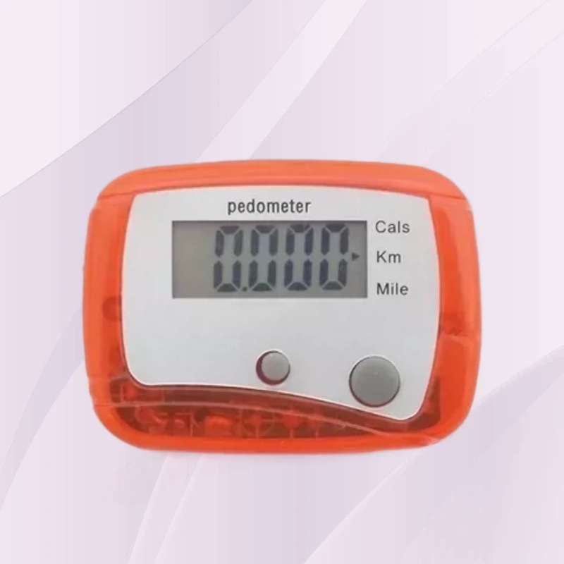 Direct from the manufacturer, multifunctional dual-button electronic pedometer for recording calories and kilometers, sports tracking pedometer
