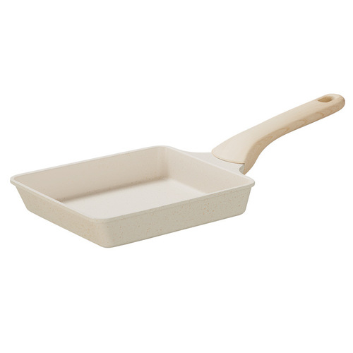 Stainless Steel Non-Stick Pan with Ceramic Coating, White, Mini Baby Food Pan, Versatile Multi-Purpose Frying Pan