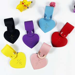 Wholesale supply Amazon love simple leather luggage tag in stock hotel luggage shipping address tag