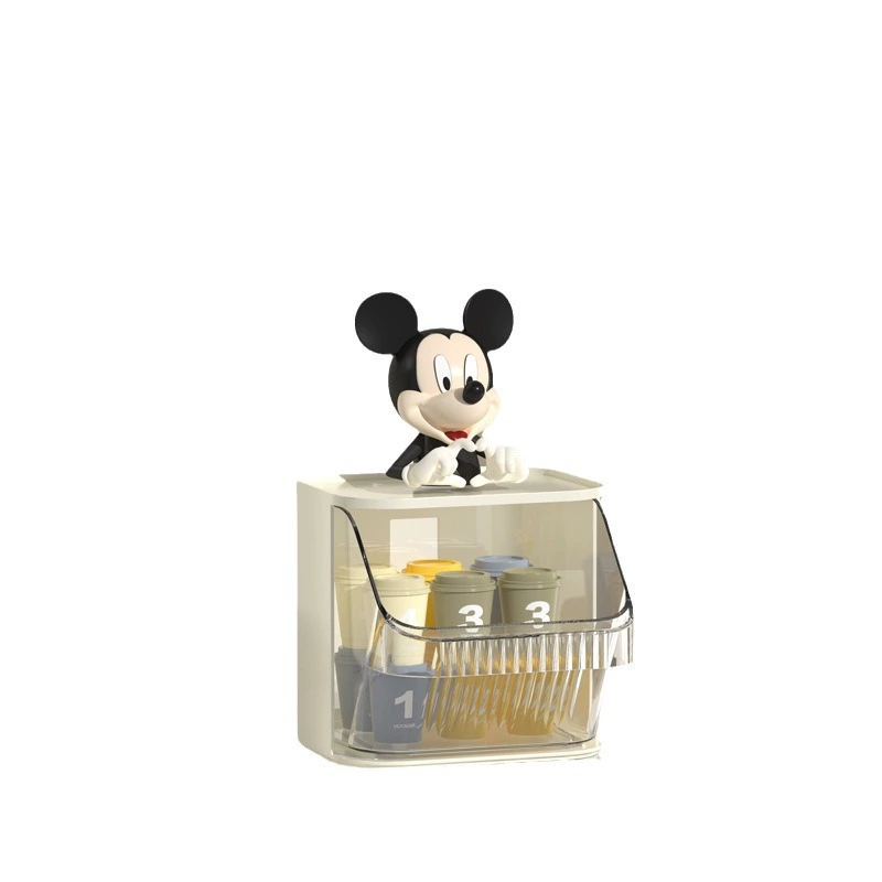 Коричневый storage box? Wait must translate accurately: Cream storage box, transparent coffee capsule, light luxury style - Кремовый контейнер для хранения, прозрачная кофейная капсула, стиль легкой роскоши