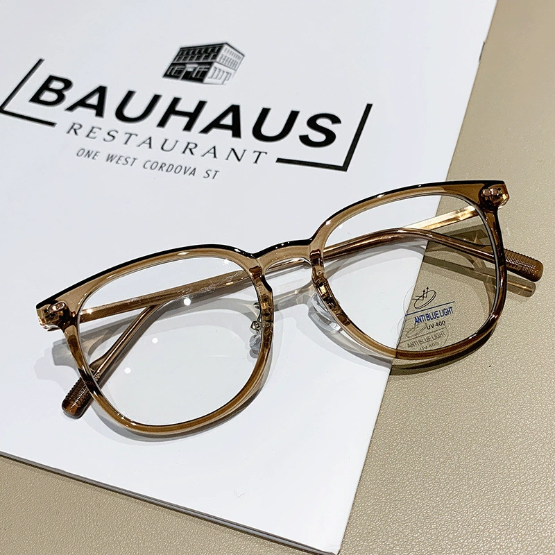 Ultra light retro square glasses, internet celebrity
