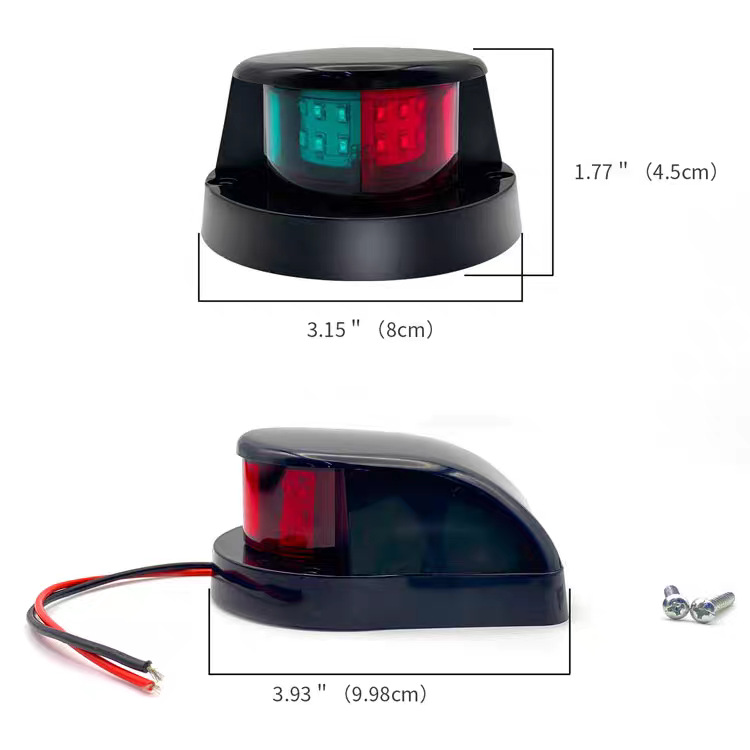 Boat LED Navigation Light Port and Starboard Signal Light