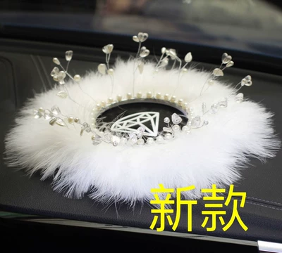Car ornaments Anti-Slip Mat Heart Beads Mat - 03-anti-slip-mat-new-feather-mat-diamond