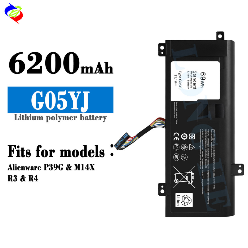 Suitable for Dell G05Yj Notebook Battery Alienware P39G/M14X R3 R4 Factory Wholesale Export