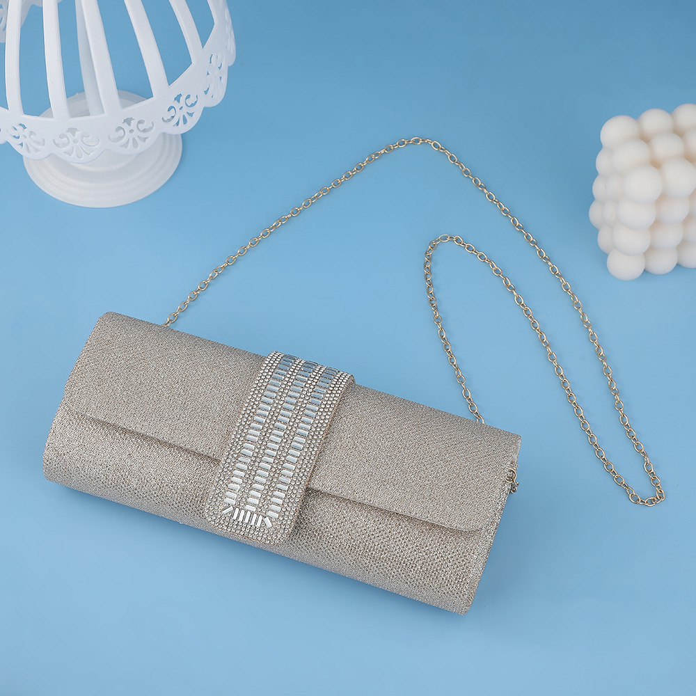 Women's Nylon Solid Color Elegant Lock Clasp Evening Bag display picture 3