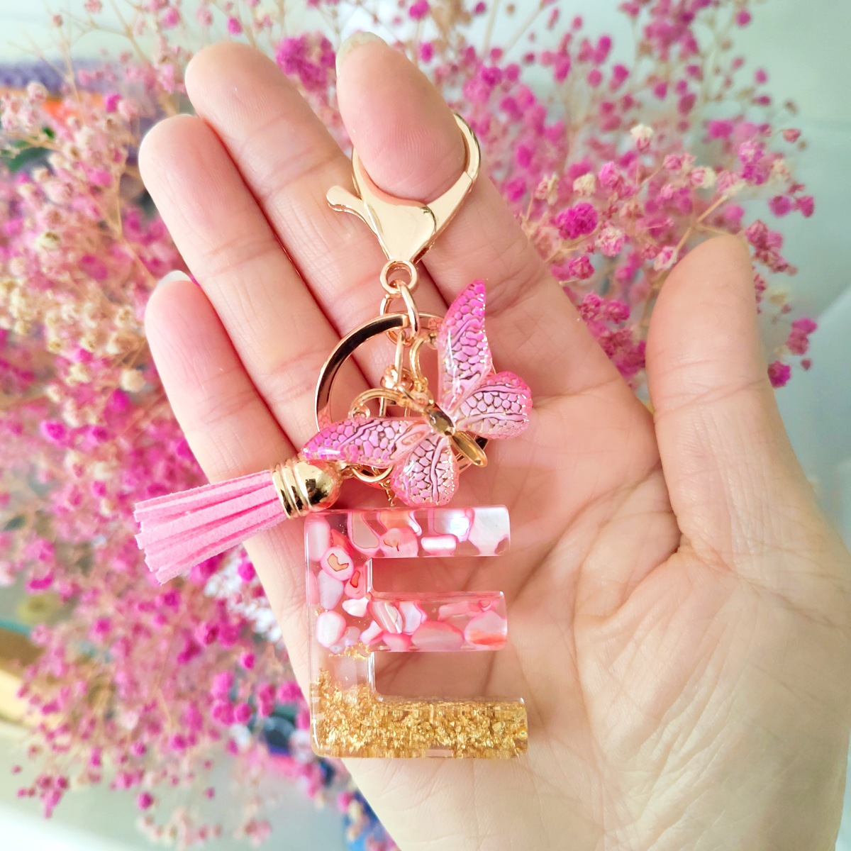 Llavero letra colgante/E