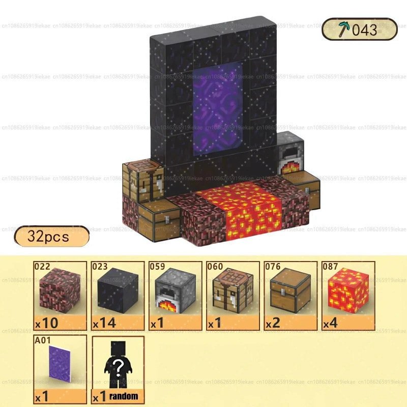 Магнитные строительные блоки Mine World Cube Magnet World набор
