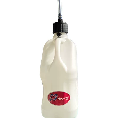 5.5-gallon racing fluid container, practical oil jug with wavy handle, oil jug lid and rubber gasket