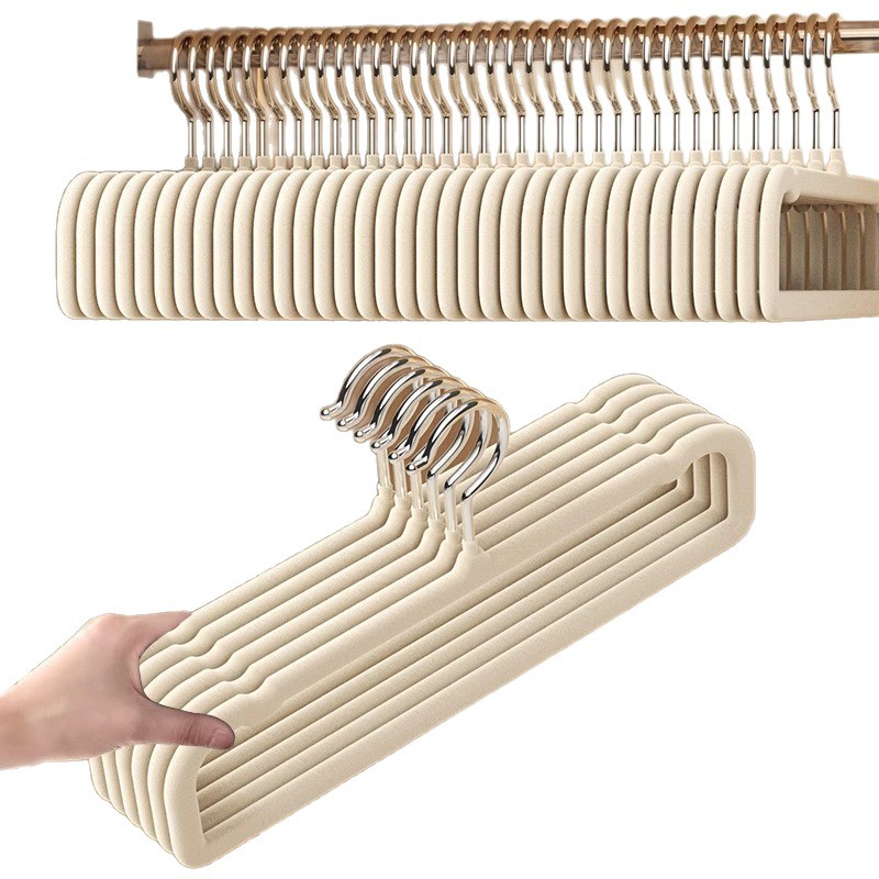 Pantalones flocados, pantalones colgantes antideslizantes que no dejan marcas para el hogar, estante para ropa, guardarropa, artefacto de almacenamiento multifuncional especial