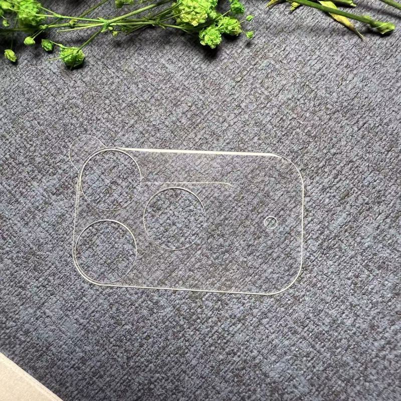 适用苹果17Promax钢化玻璃镂空底座iPhone17弧边高清镜头保护贴|undefined