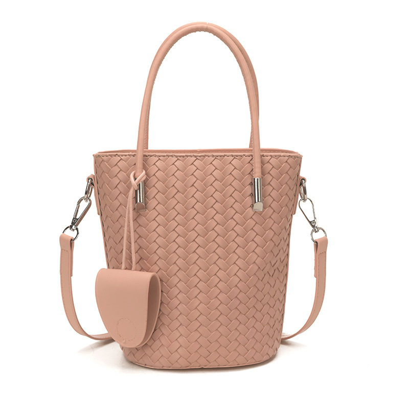 Cestas de verduras tejidas bolsas de cubo de mano para mujeres 2026 nueva textura de lujo ligera versátil mochila de hombro image 8