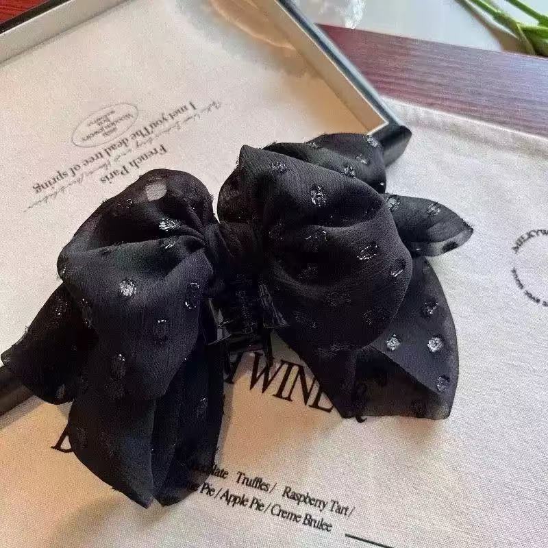 50#나비 인기 원단 & 포니테일 클립