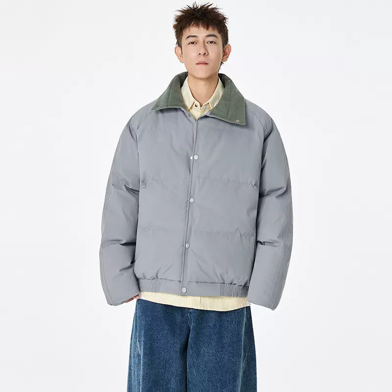 短款棉衣冬季面包服御寒保暖棉袄拉链口袋棉服翻领棉服外衣