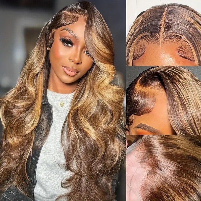 Parrucca da donna con capelli lunghi e ricci, riga centrale naturale, testa piena, alla moda, onde grandi, extension sintetiche con clip, taglia media_voghion.com