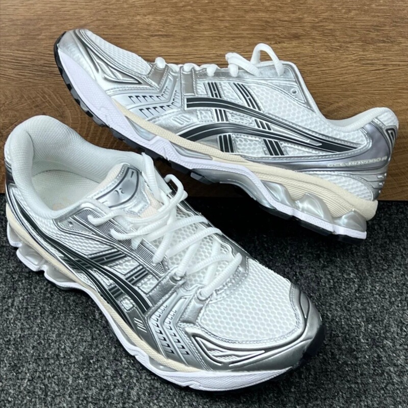 Putian Shoes Arthur Gel-Kayano14 Running Shoes Silver Retro Easiest for Match Classic Sports and Casual Shoes for Men and Women