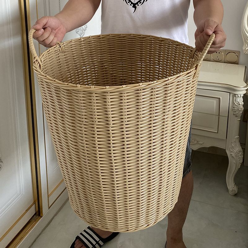 Dirty Clothes Basket, Clothes Storage Basket, Plastic Woven Dirty Clothes Basket, Household Laundry Basket, Laundry Clothes Storage Bucket Supply Chain