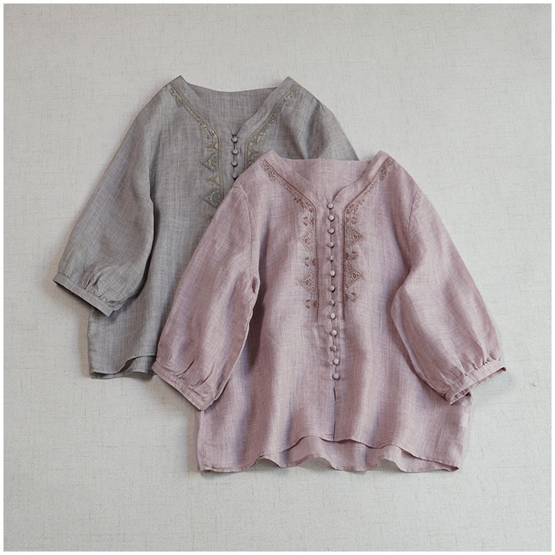 Retro summer thin cool shirt