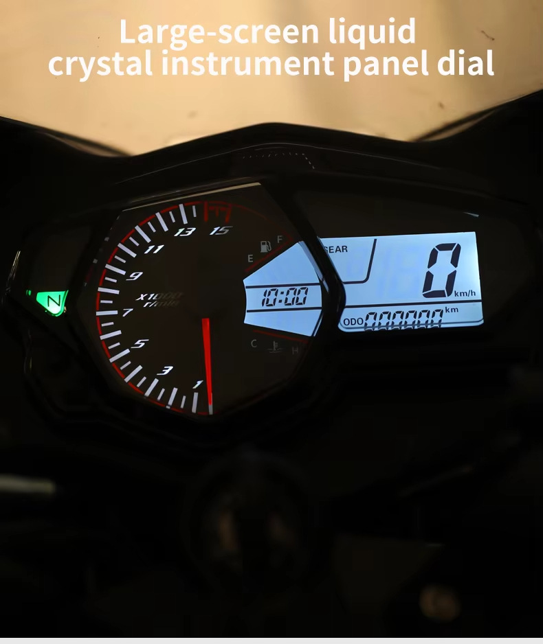 New Xixi Brand New V6 Motorcycle Sports Car Large Displacement Adult Cool High-Speed Motorcycle Racing Air-Cooled Water-Cooled