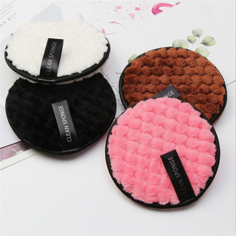 Double-sided Pineapple Pattern Make-up Remover Puff Wash Face Puff display picture 2